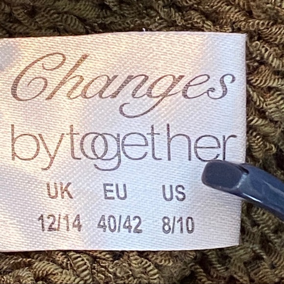 Changes by Together Olive Green Tunic Sweater - Picture 6 of 7